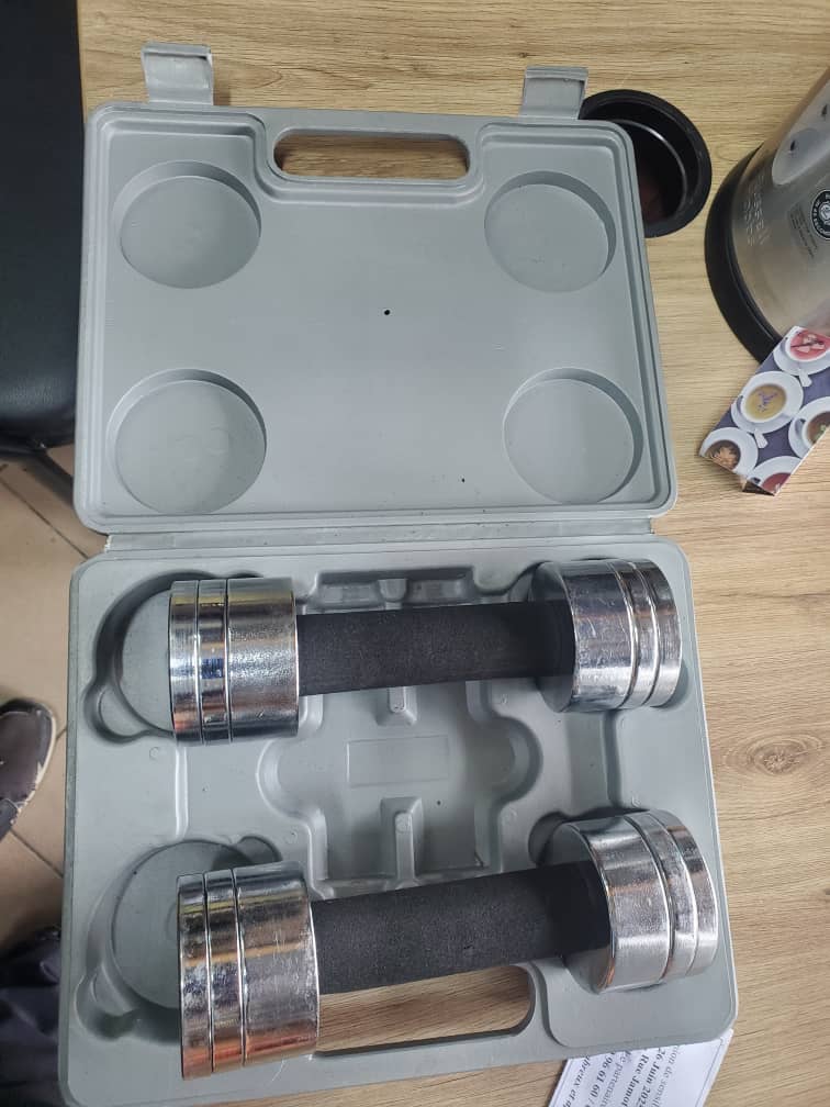 ASG Steel Dumbbells 3kg set | 3Kg x 2 pcs pair